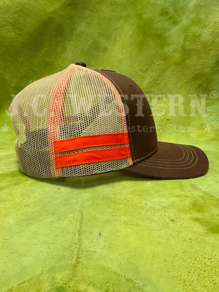 Ariat 1595002 Shield Logo Mesh Snap Back Cap Brown