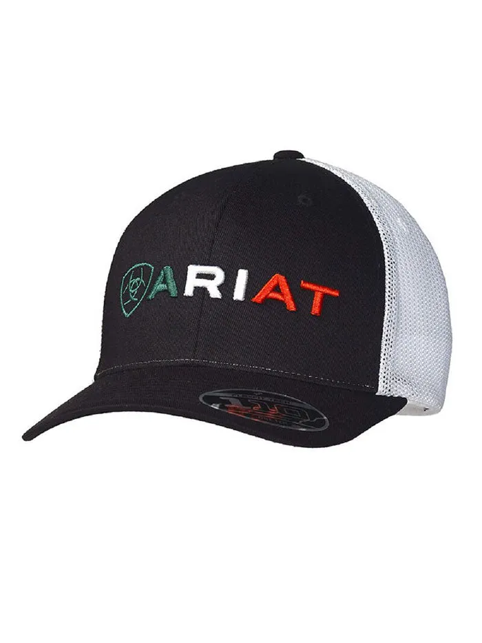 Ariat A300013901 Kids Embroidered Mexican Flag Logo Cap Black