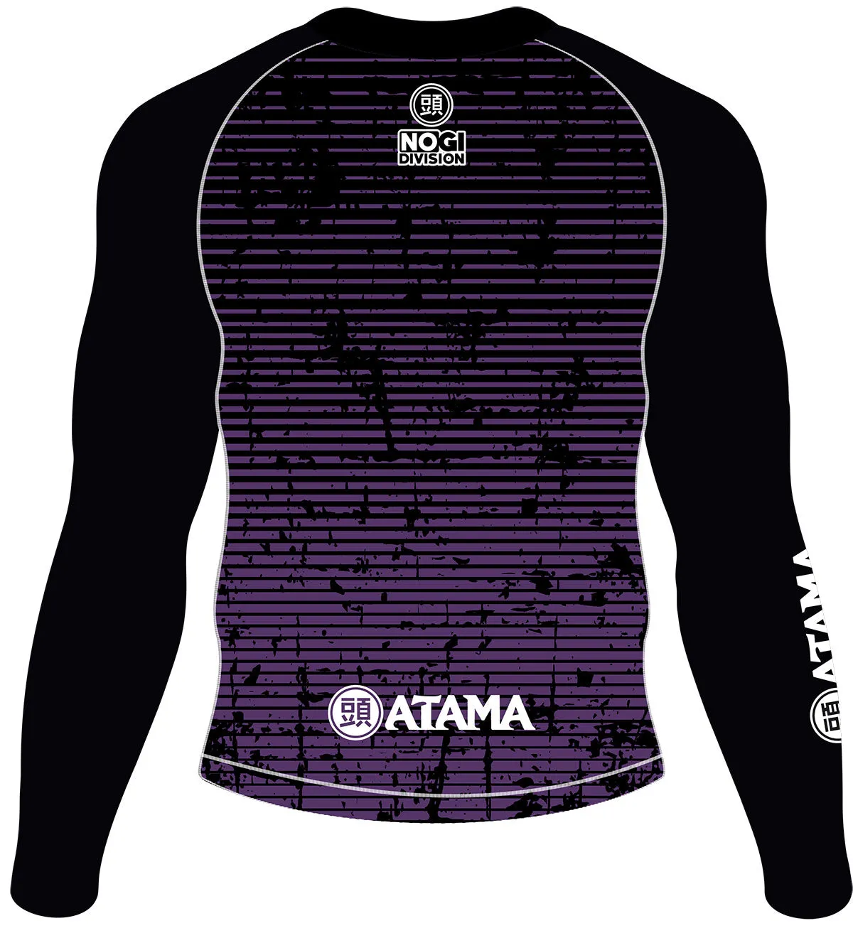 ATAMA PURPLE RANKED RASH GUARD - LONG SLEEVE