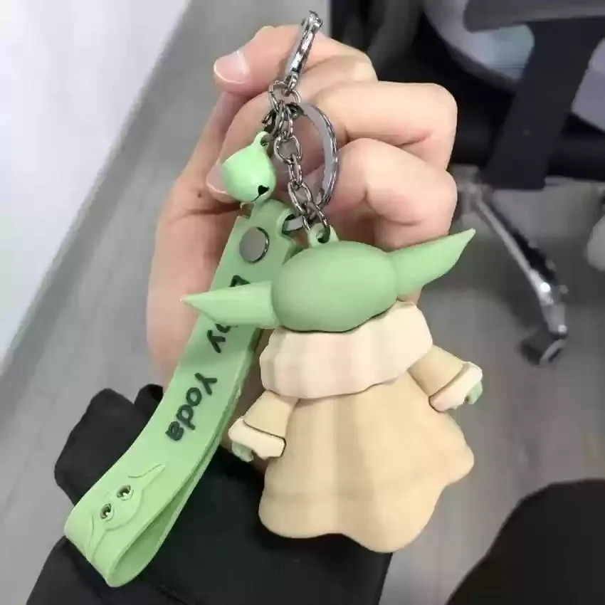 Baby Yoda son | 3D Lanyard Keychain | Durable