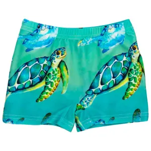 Blue Turtle Swim Shorts