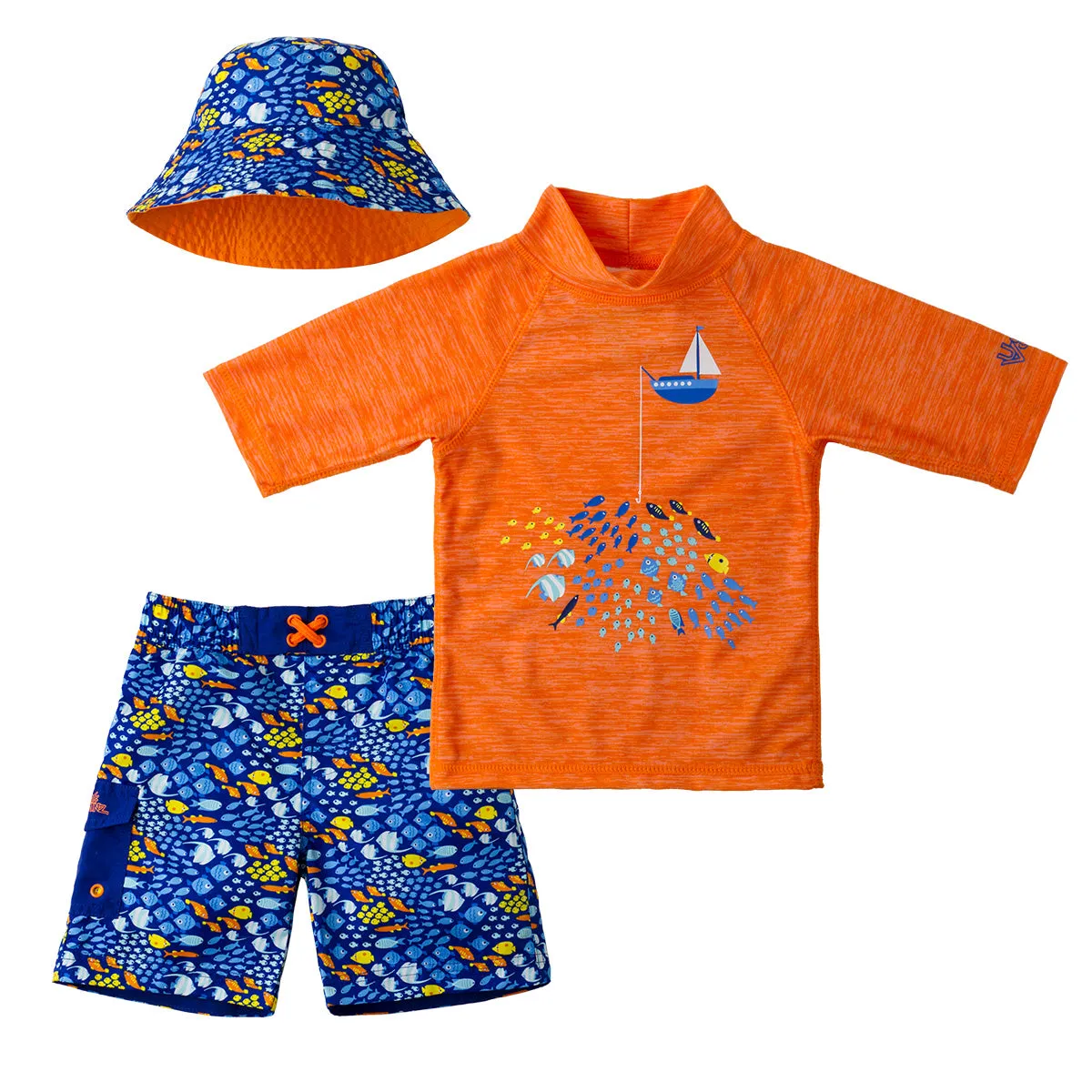 Boy's 3PC Sun & Swim Set