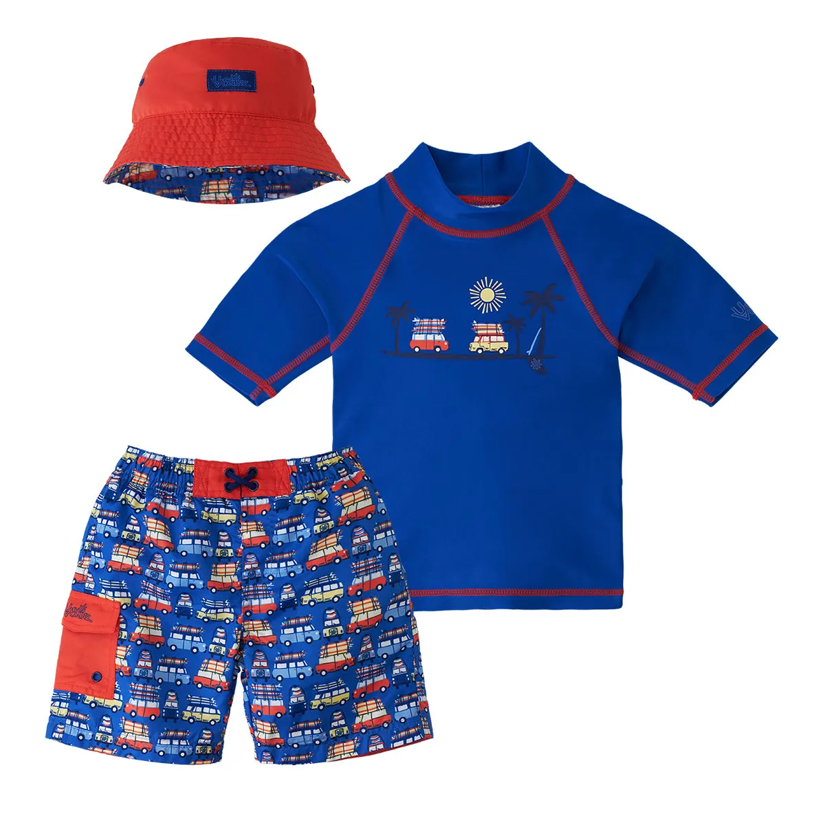 Boy's 3PC Sun & Swim Set