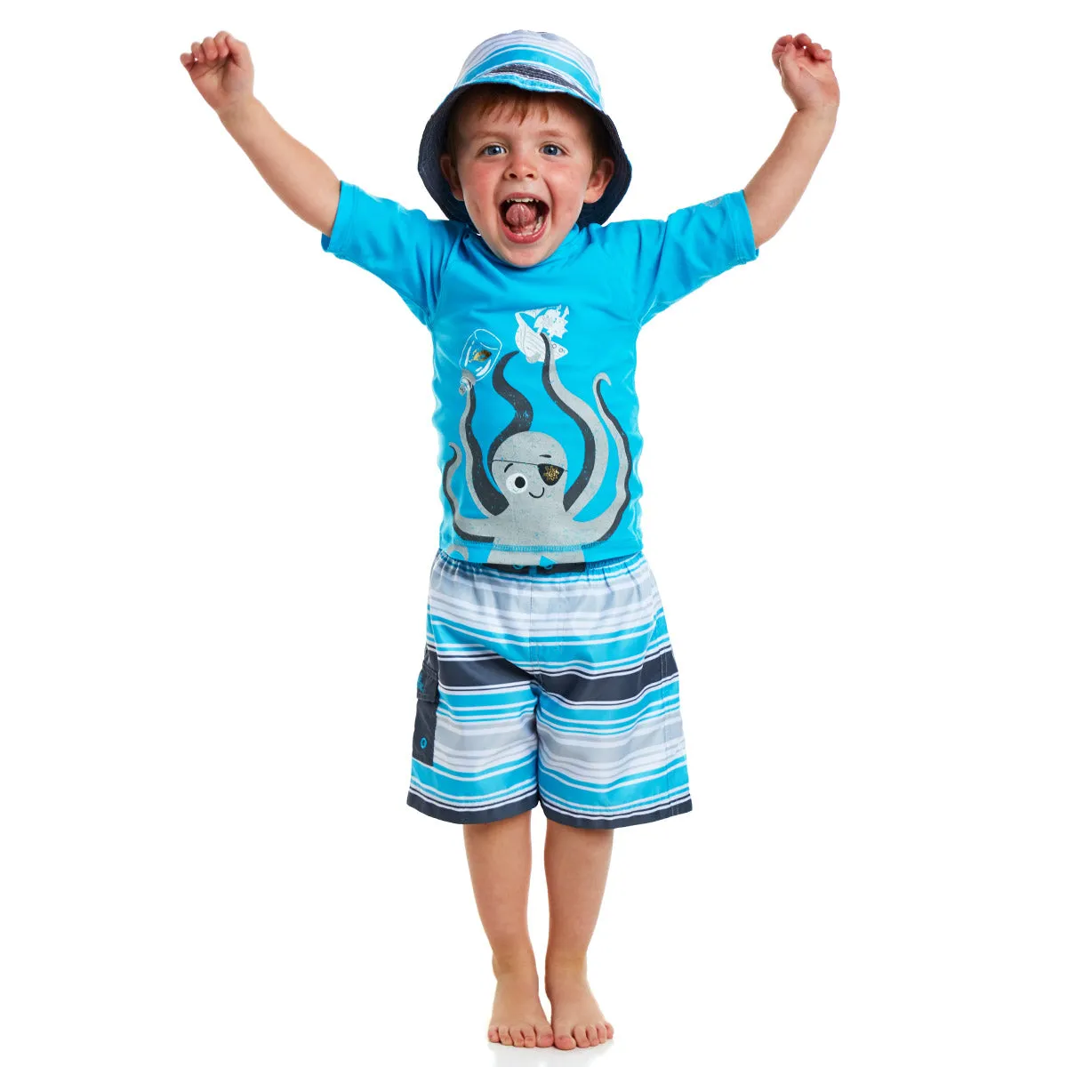 Boy's 3PC Sun & Swim Set