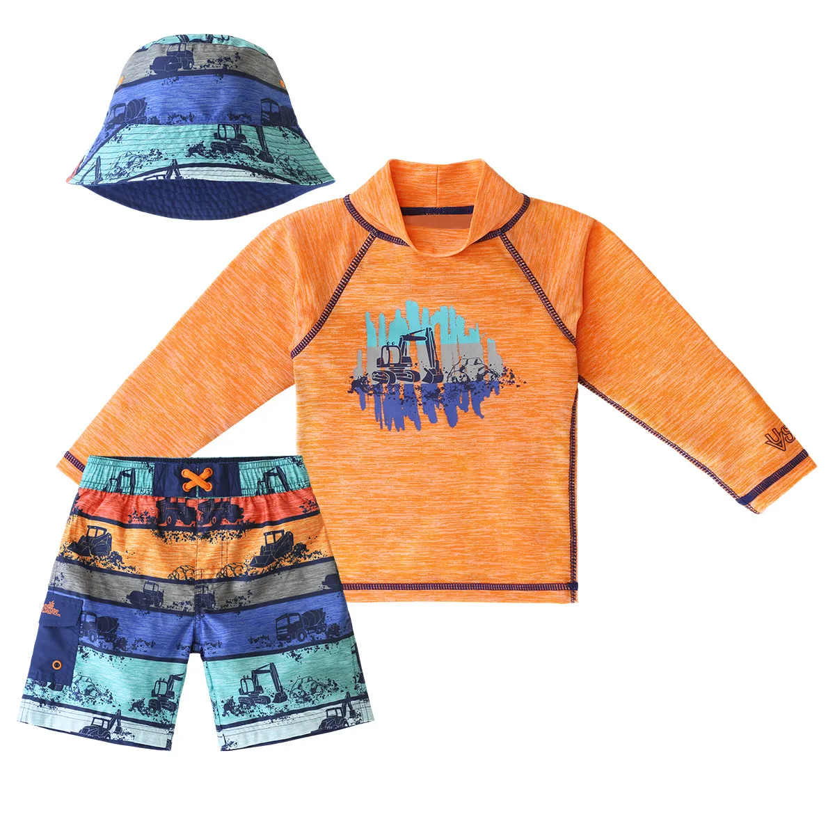 Boy's 3PC Sun & Swim Set