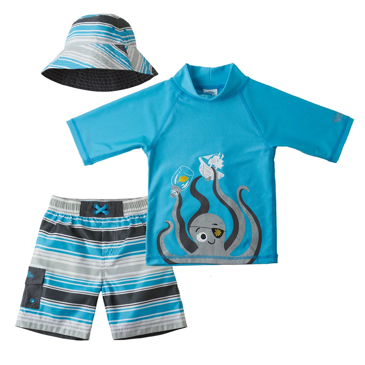 Boy's 3PC Sun & Swim Set