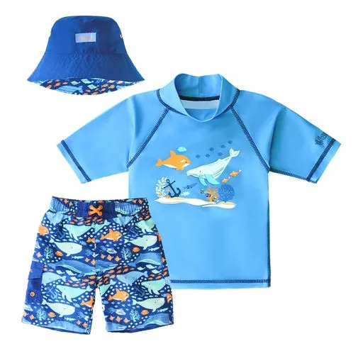 Boy's 3PC Sun & Swim Set