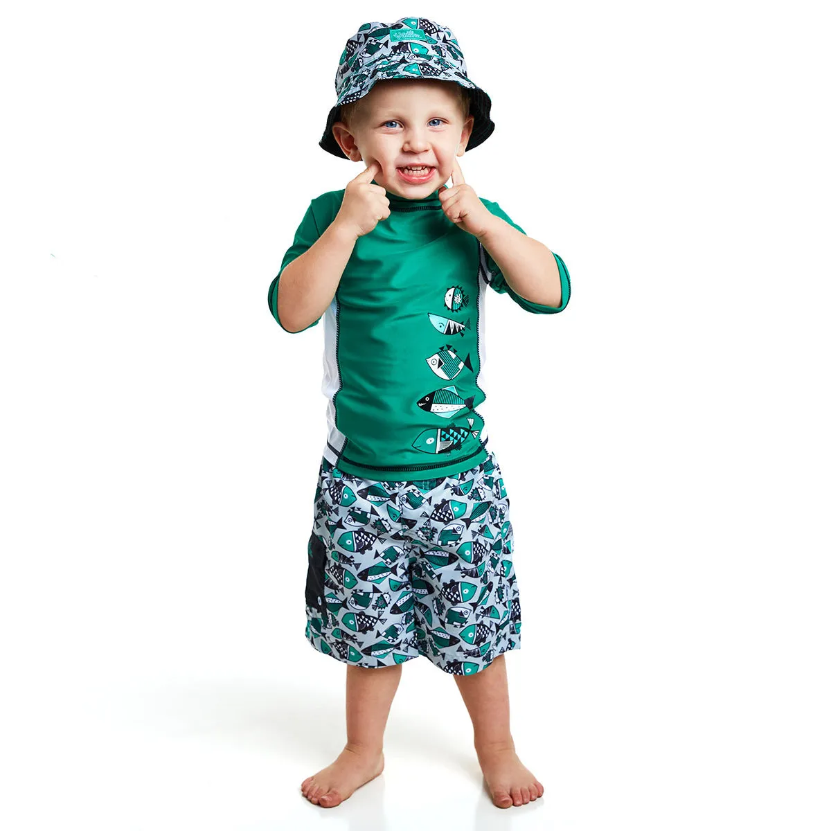 Boy's 3PC Sun & Swim Set