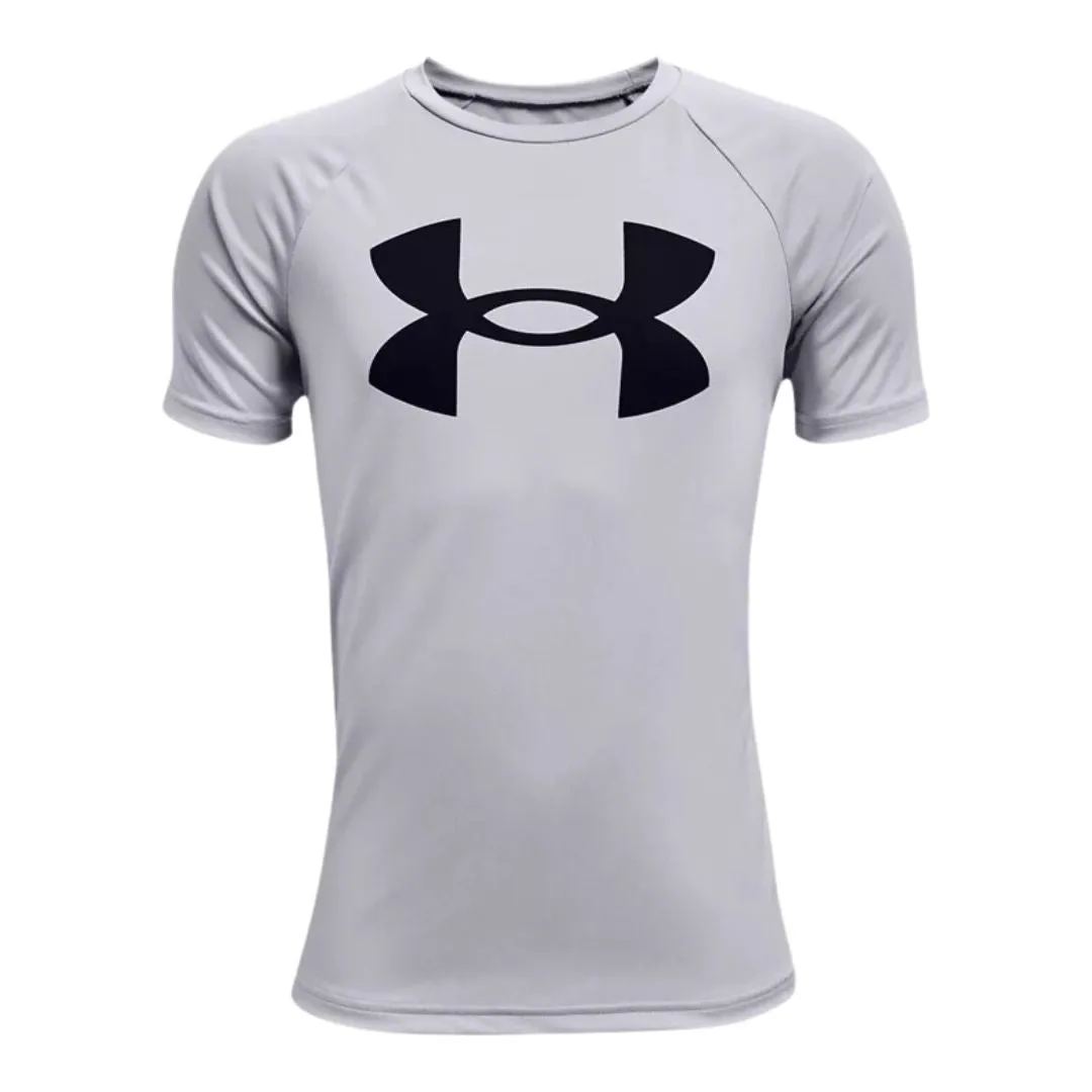 Boys' UA Tech Big Logo Short Sleeve