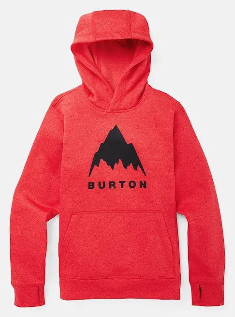 Burton Oak Pull Over Hoodie Kids 2024 Tomato Heather