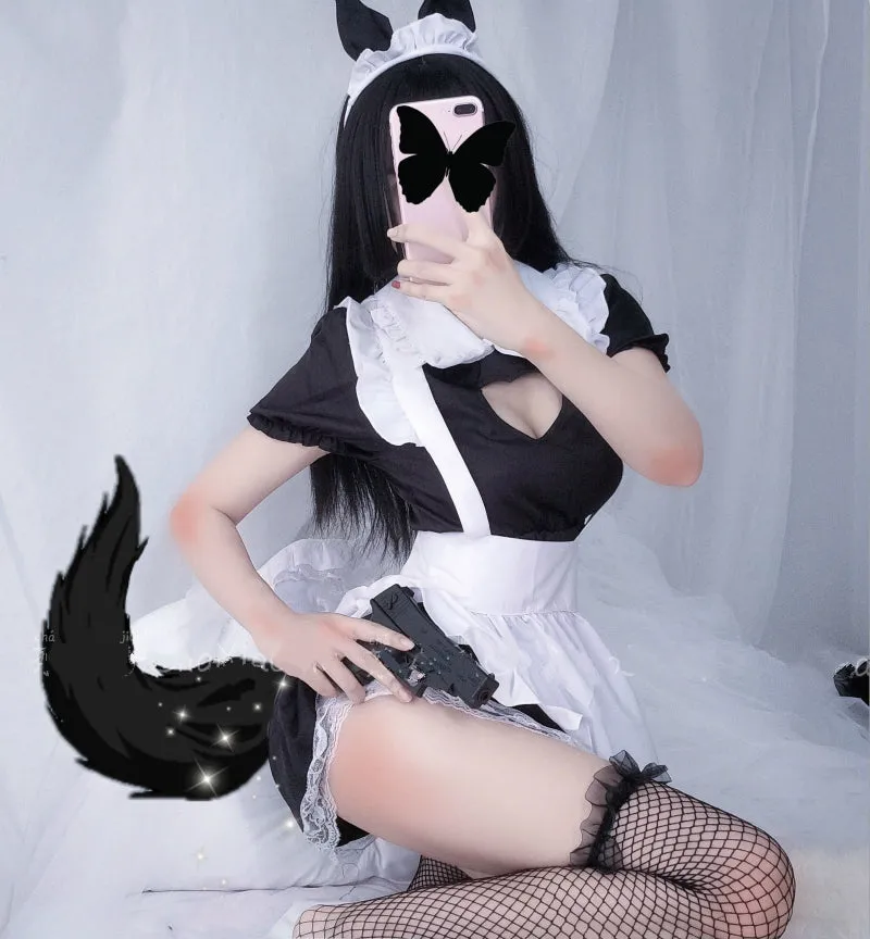 Complete Neko Maid Outfit