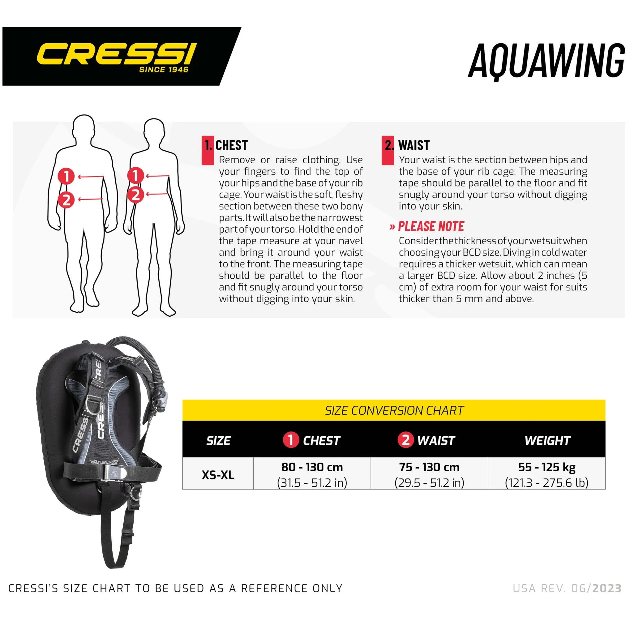 Cressi Aquawing Minipack