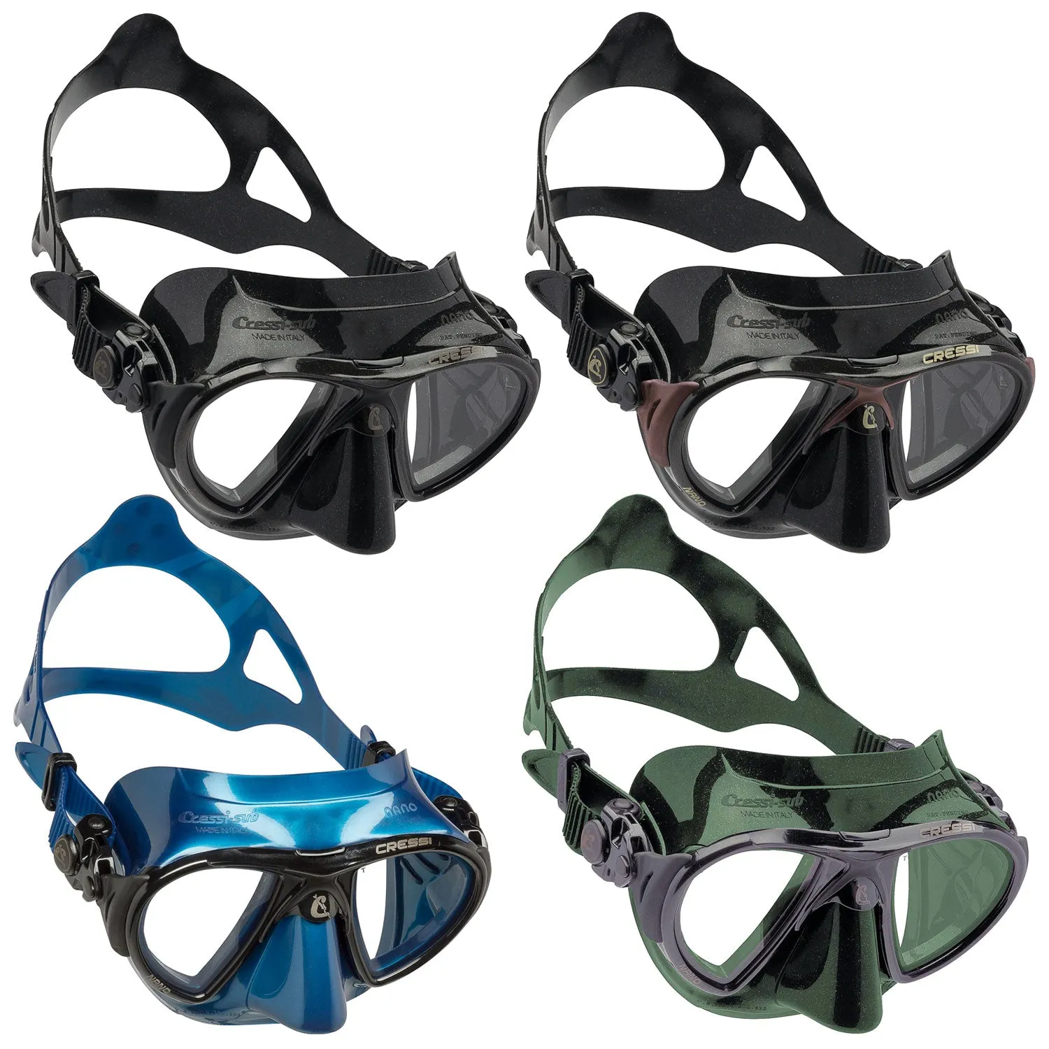 Cressi Nano Black Scuba Dive Mask