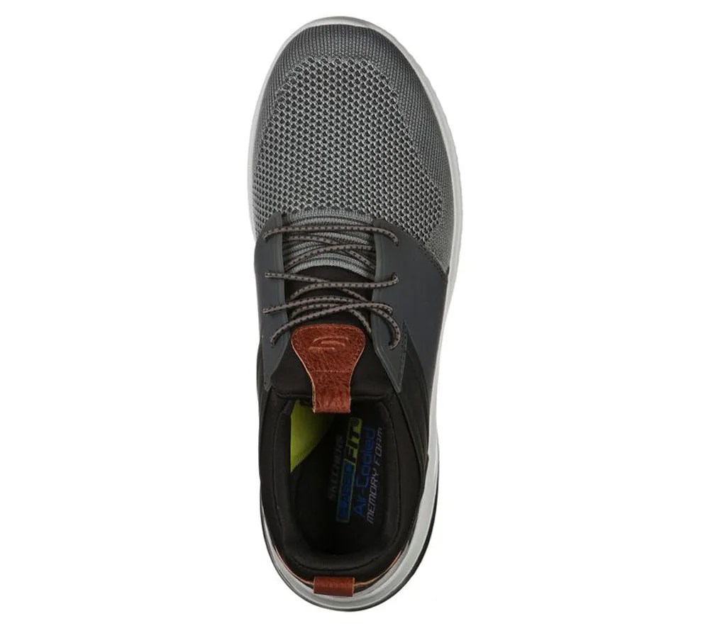 Delson 3.0 Cicada in Gray/Black by Skechers