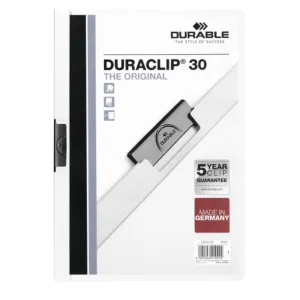 Durable Duraclip 30, A4, White