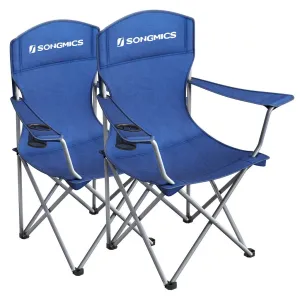 Durable Folding Camping Chairs with Carry Bags, Set of 2 - SONGMICS