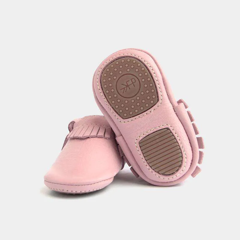 Freshly Picked | Mini Sole Moccs ~ Blush Size 5