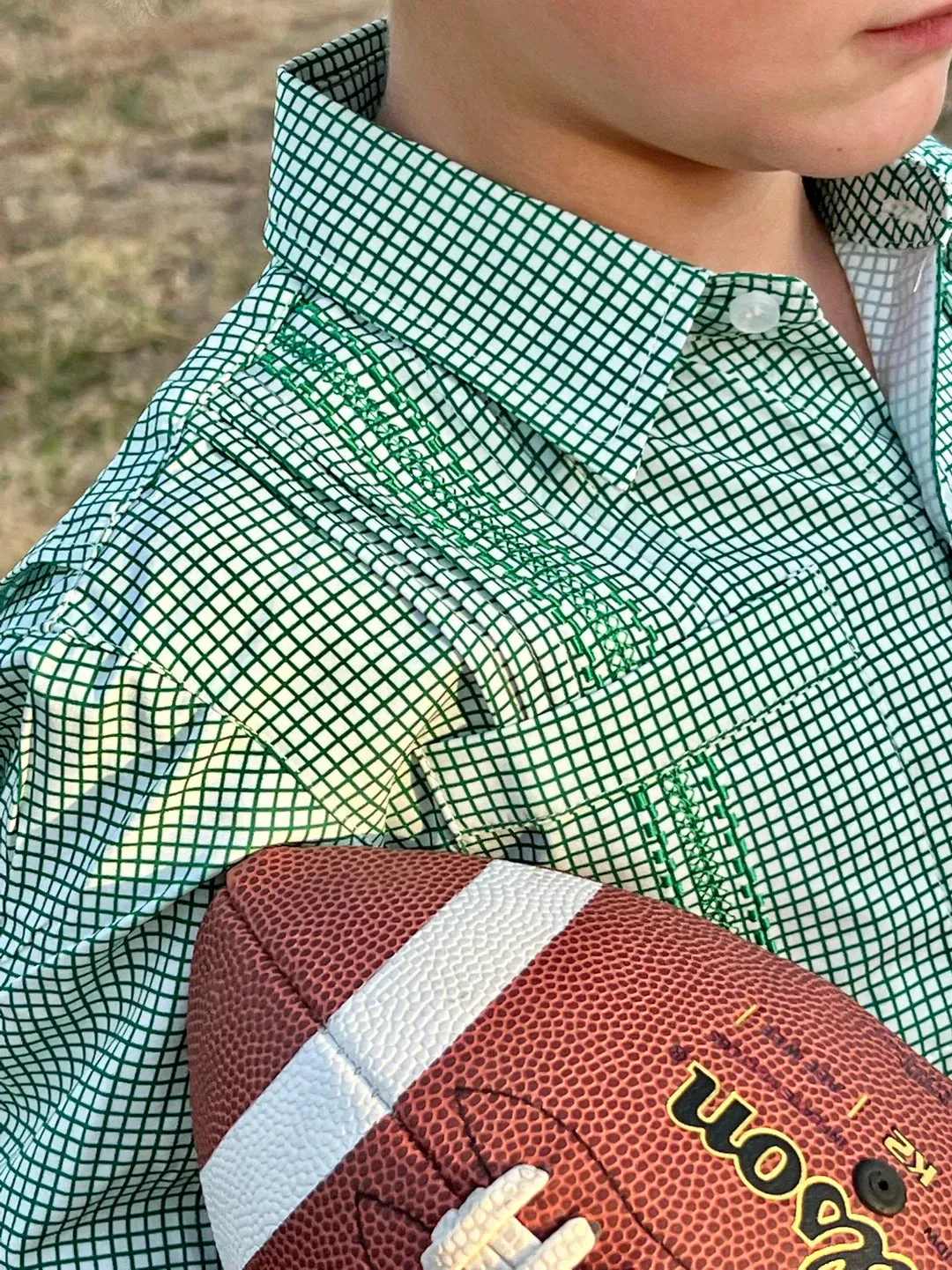 Gameday Guayabera - Green