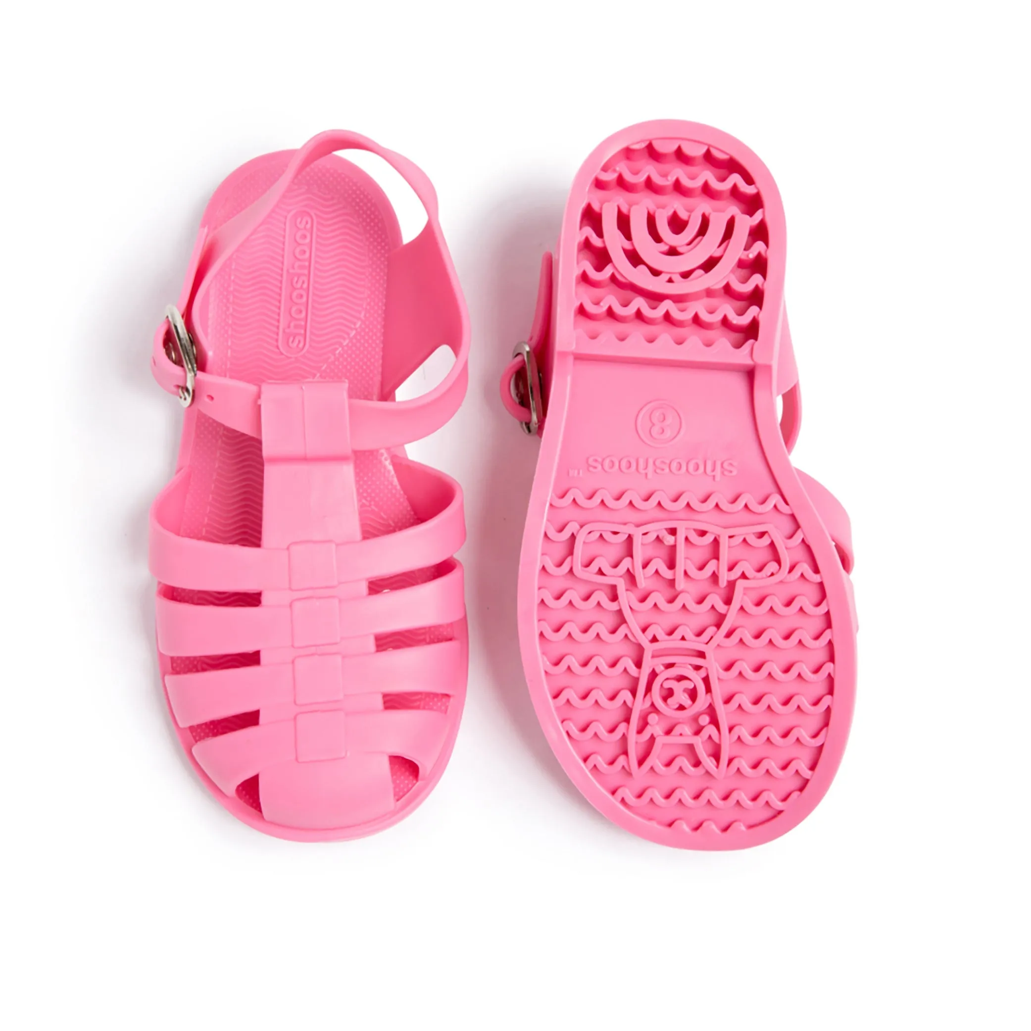 Girls Jelly Sandals in Hot Pink -Call It Love