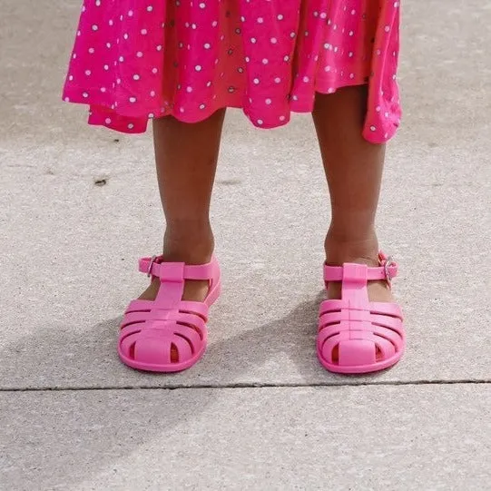 Girls Jelly Sandals in Hot Pink -Call It Love