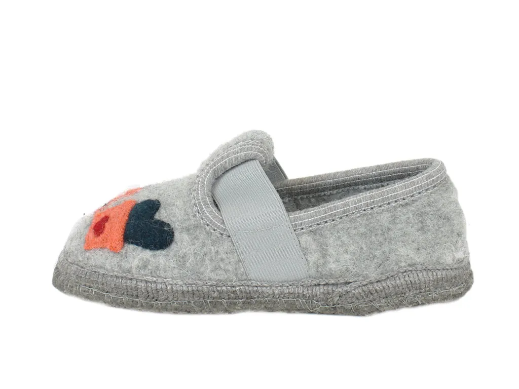 Haflinger Children's slippers Cactus Grey