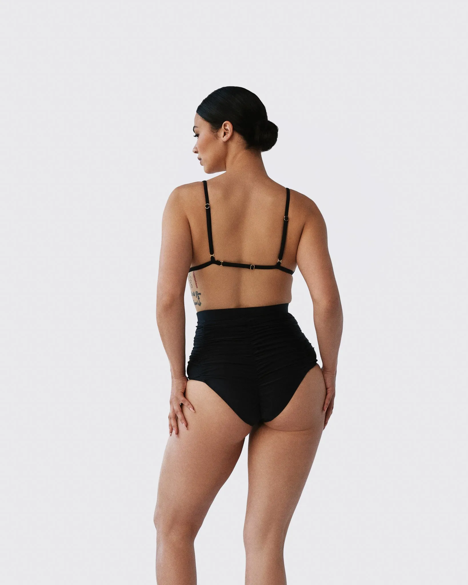 High-Waist Swim Bottom