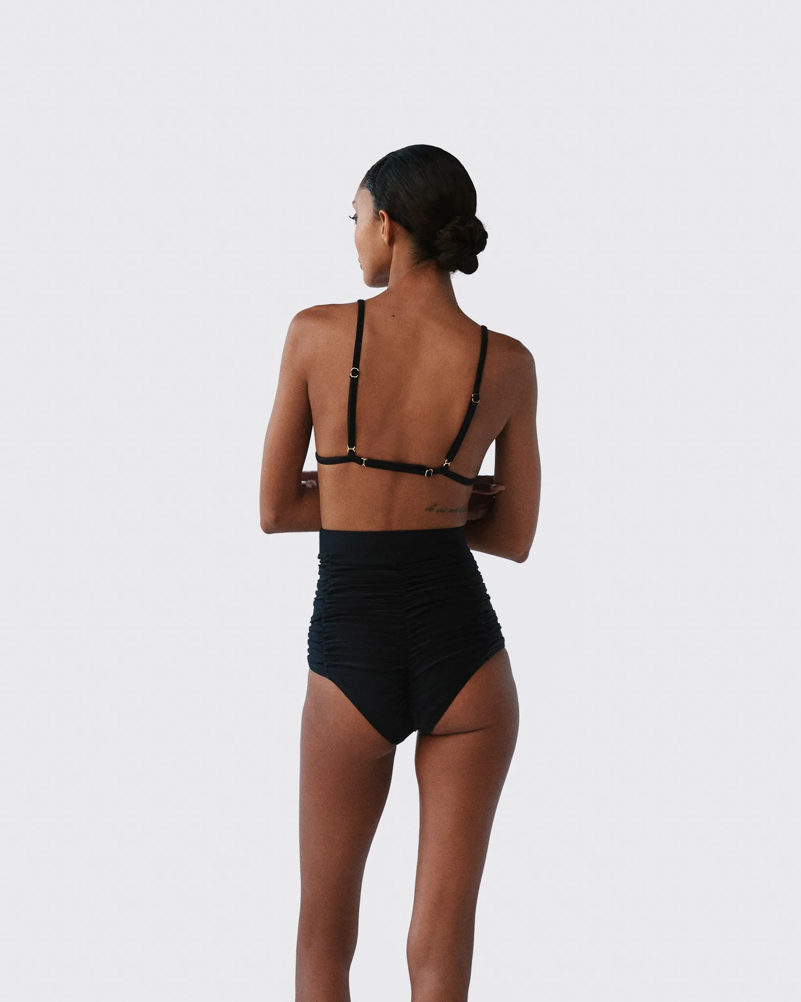 High-Waist Swim Bottom