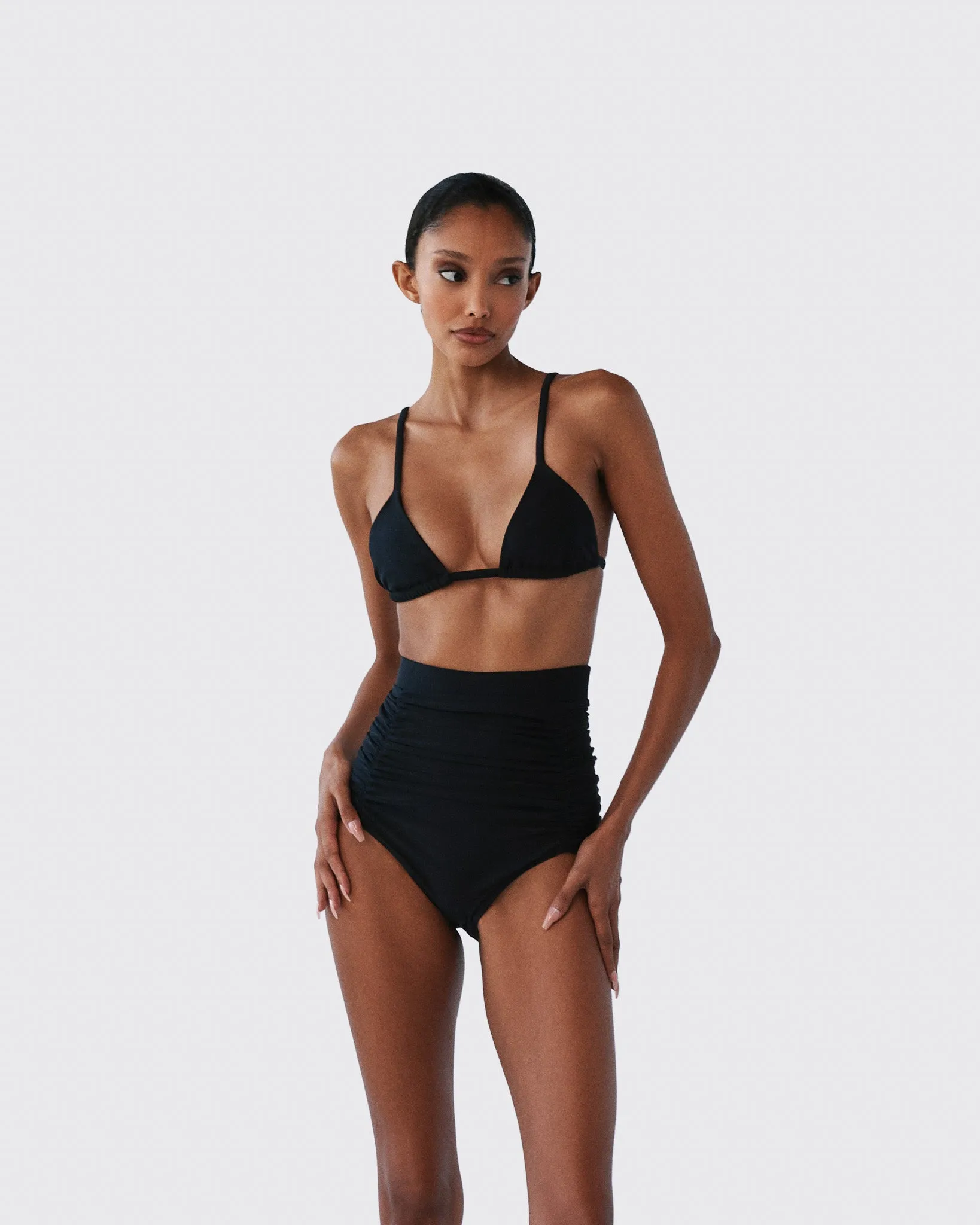 High-Waist Swim Bottom