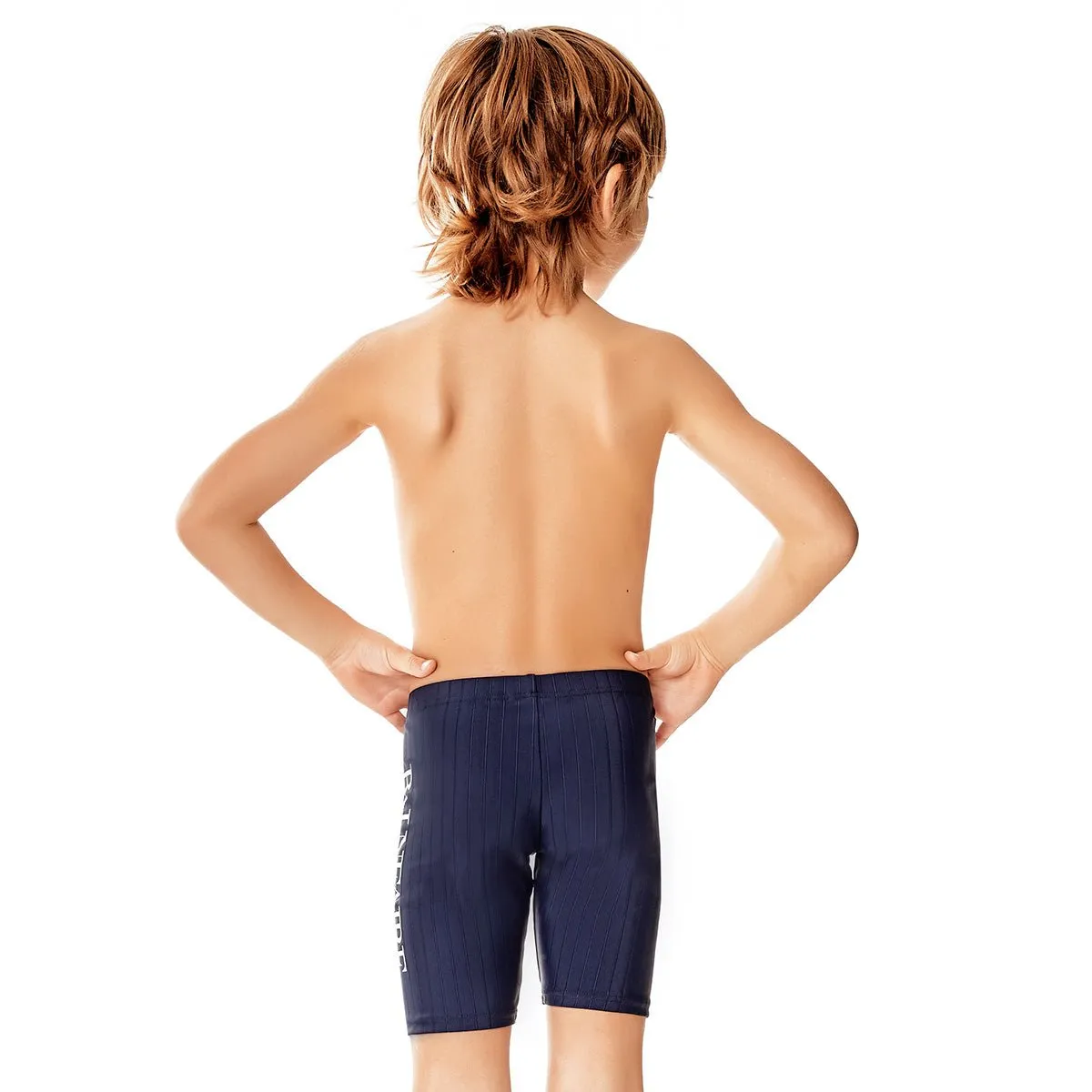 Invisible Lines Boy Navy Swim Shorts