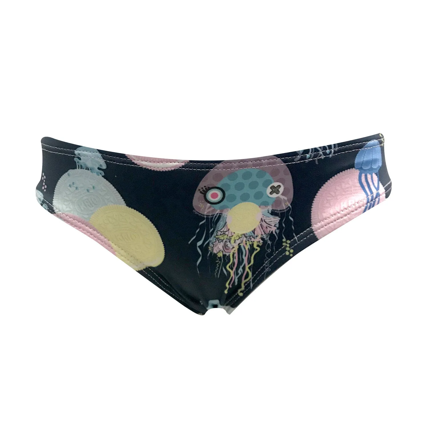 Jellyfish And Cookies Bikini Bottom Swimwear For Girls