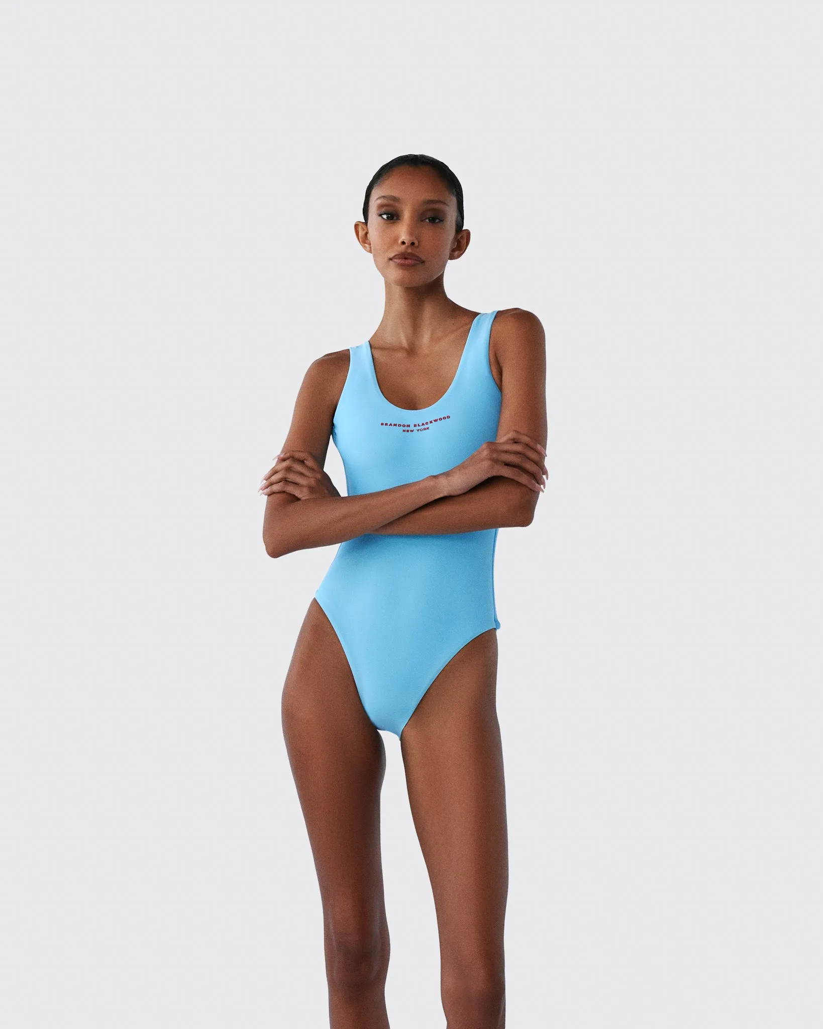 Logo One-Piece Swimsuit