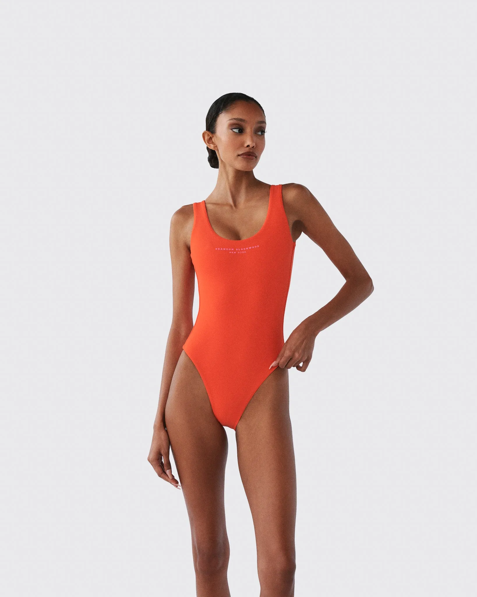 Logo One-Piece Swimsuit