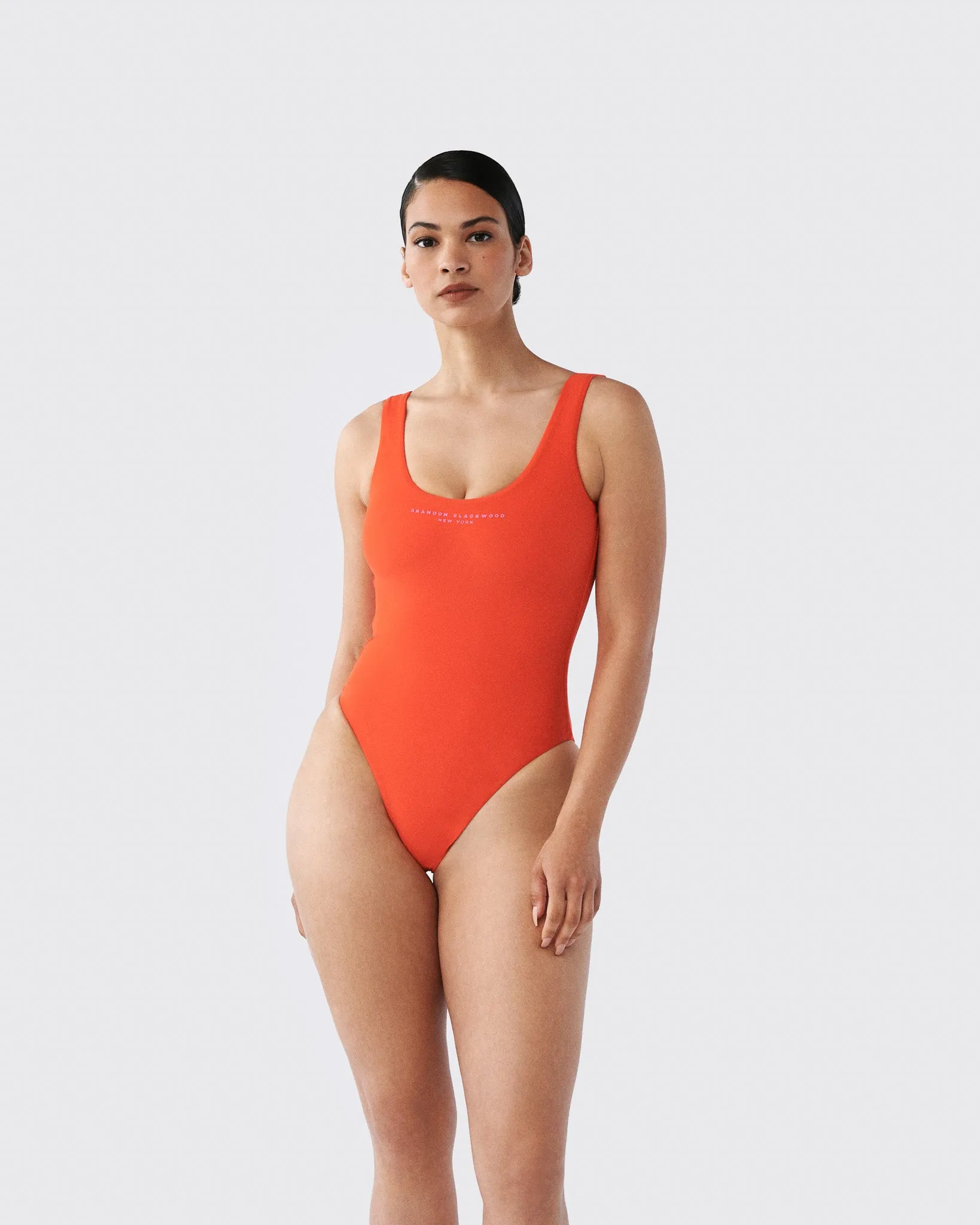 Logo One-Piece Swimsuit