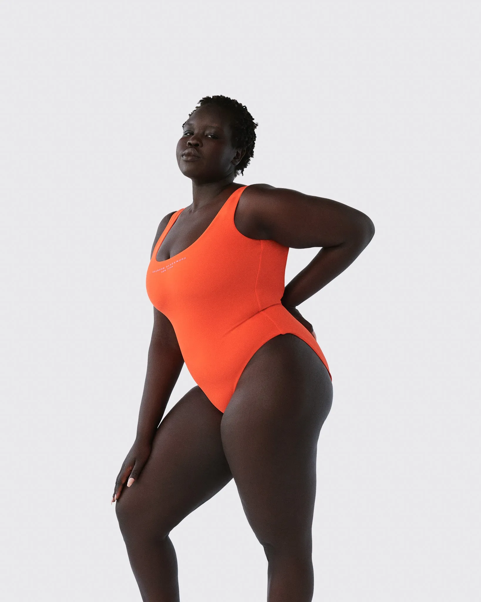 Logo One-Piece Swimsuit