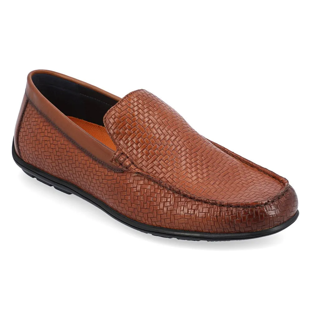 Men's Carter Moc Toe Thomas & Vine Loafers, cognac