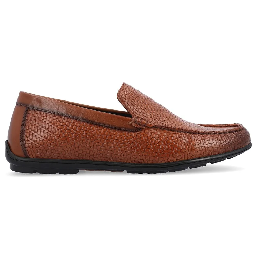 Men's Carter Moc Toe Thomas & Vine Loafers, cognac