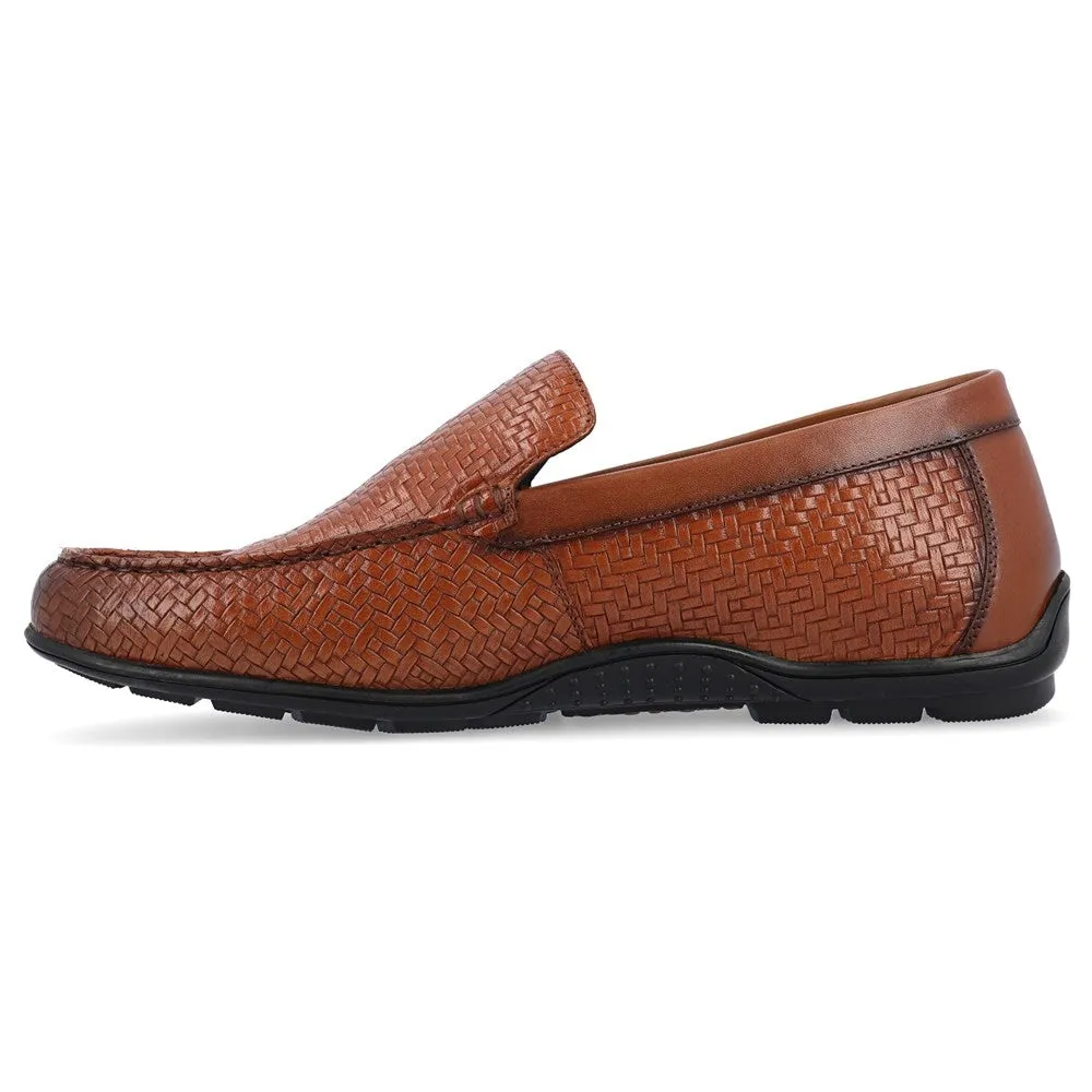 Men's Carter Moc Toe Thomas & Vine Loafers, cognac