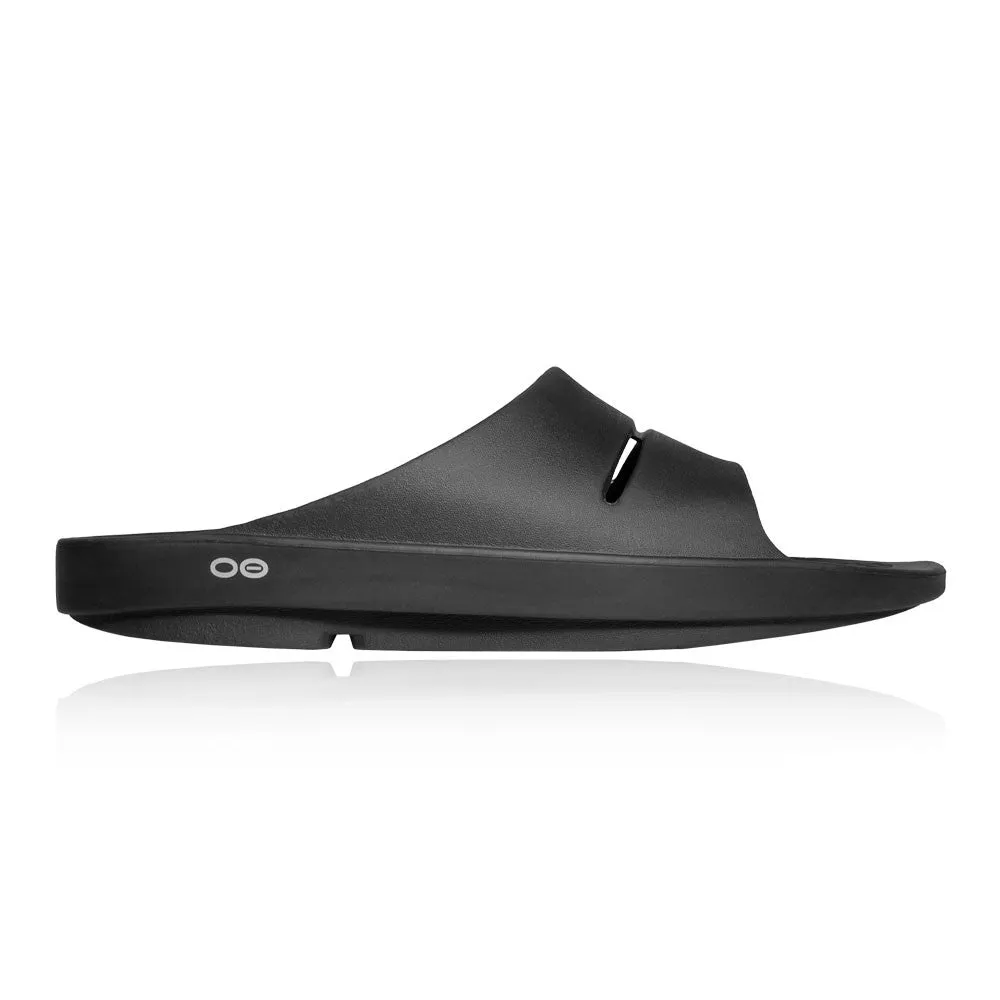 Oofos Ooahh Unisex Sliders - Black