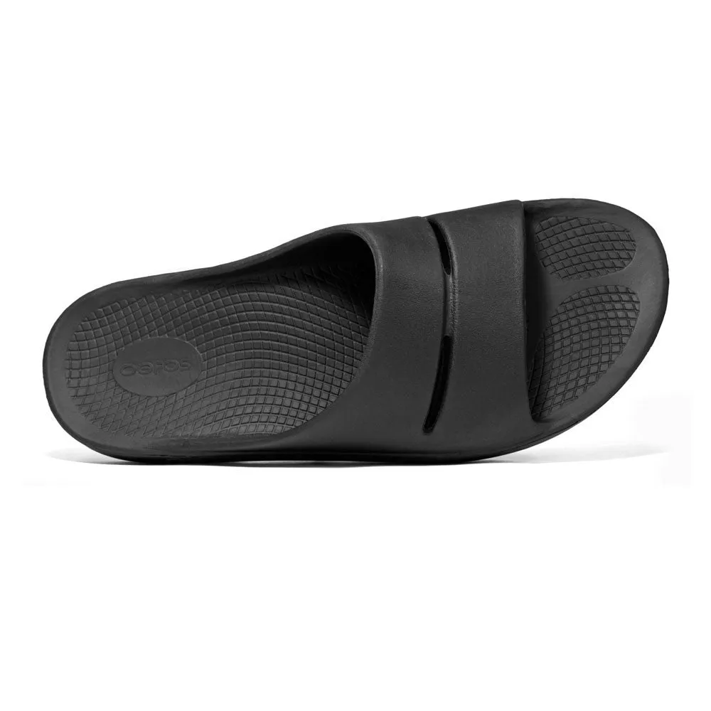 Oofos Ooahh Unisex Sliders - Black