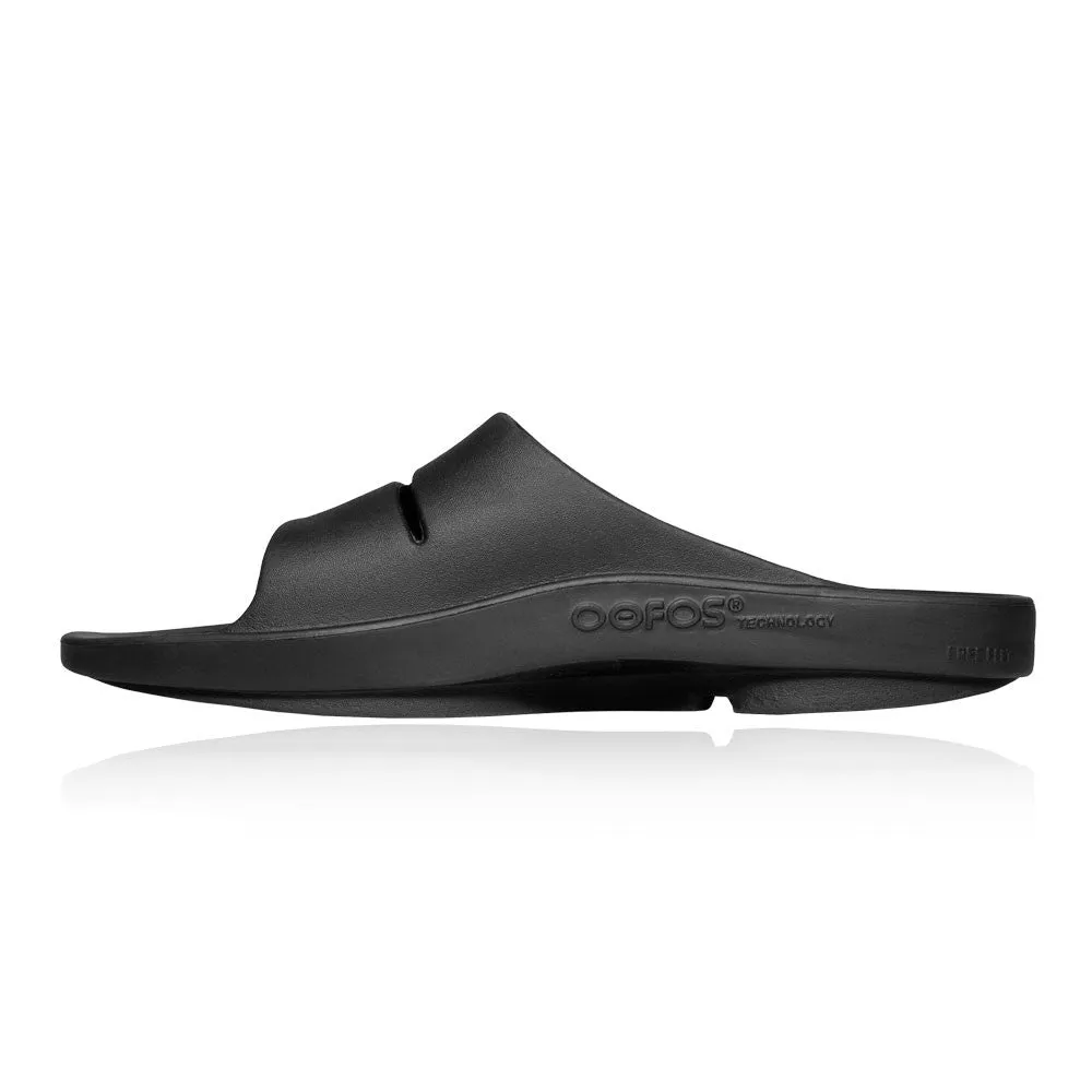 Oofos Ooahh Unisex Sliders - Black