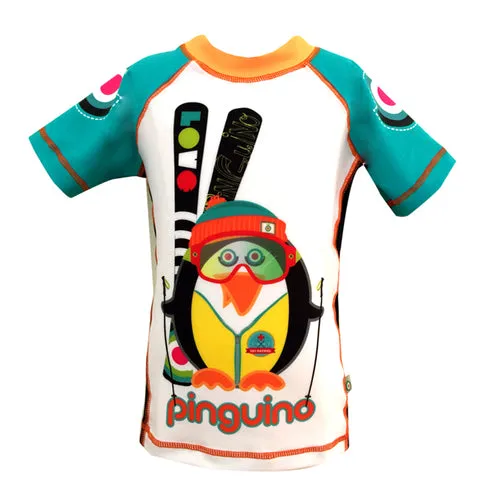 Pinguino Ski Boys Short Sleeve Rash Guard Shirt