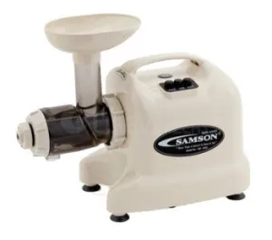 Samson 6-1 Single Auger Wheatgrass & Multi Purpose Juicer - Model GB9001 - IVORY