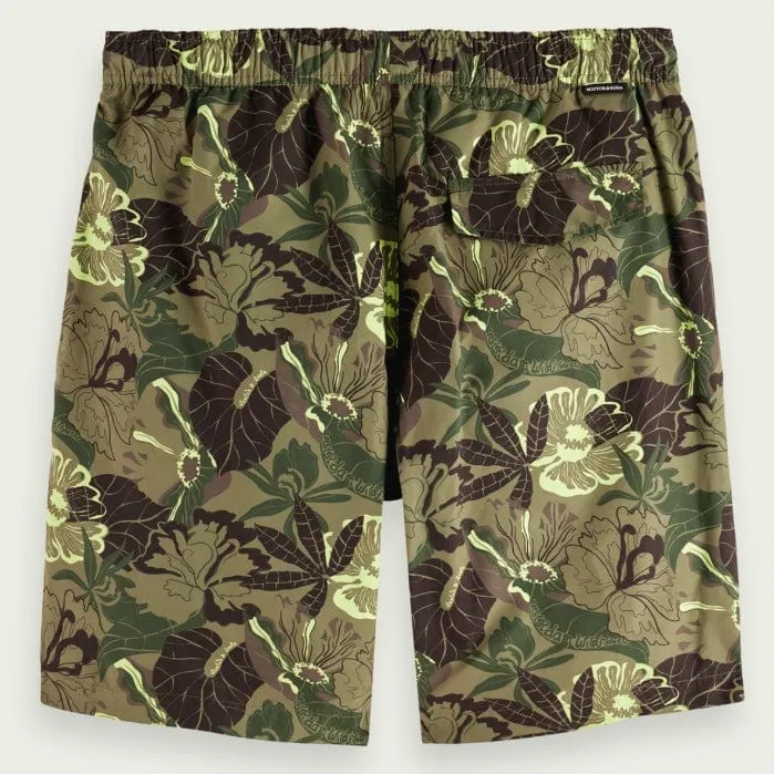 Scotch & Soda Long Length Printed Swimshort (Camo Floral Aop) 172427