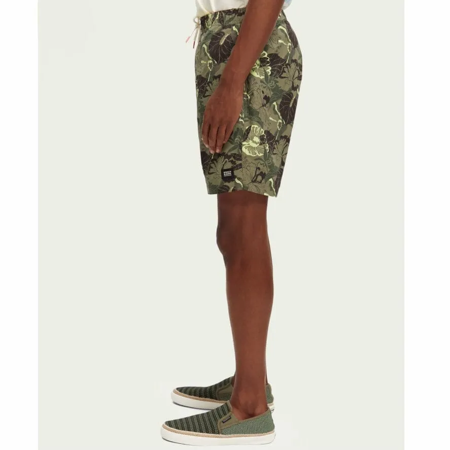 Scotch & Soda Long Length Printed Swimshort (Camo Floral Aop) 172427