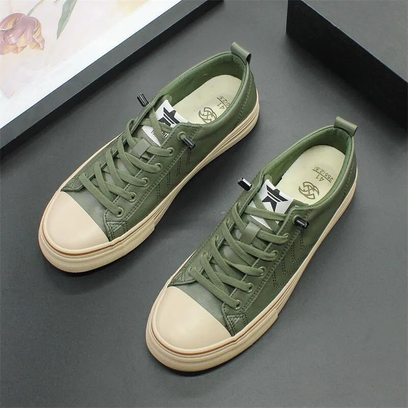 Soft Bottom Men's Casual Leather Shoes