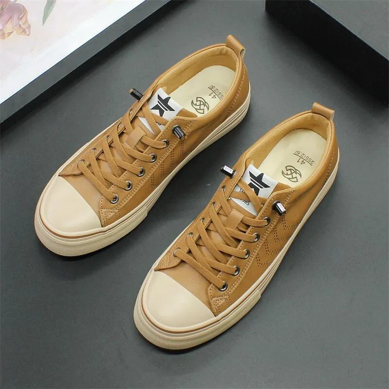 Soft Bottom Men's Casual Leather Shoes