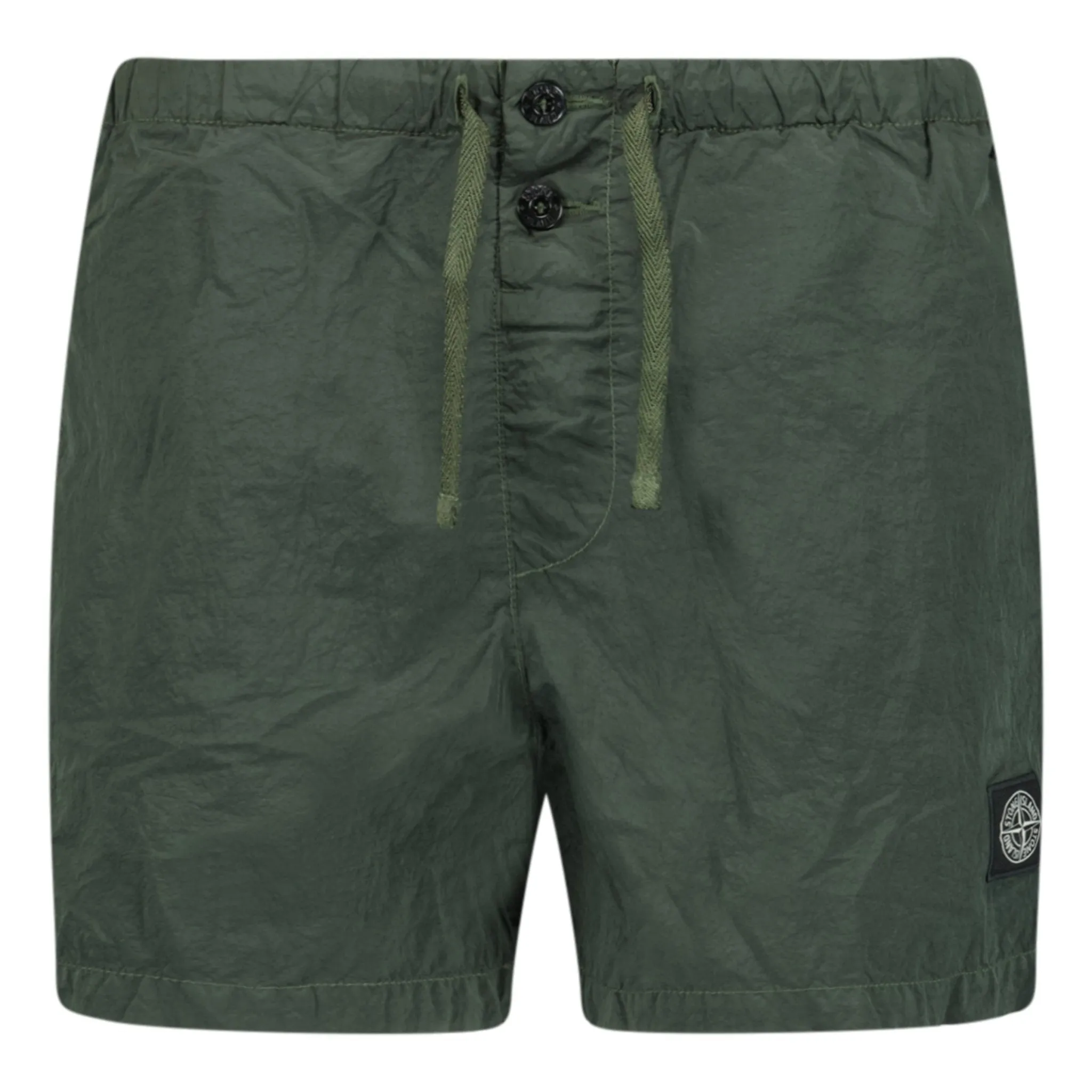 STONE ISLAND CHROME SWIM SHORTS MUSK GREEN