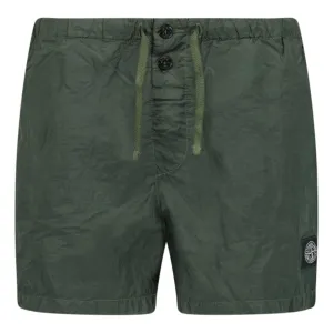 STONE ISLAND CHROME SWIM SHORTS MUSK GREEN