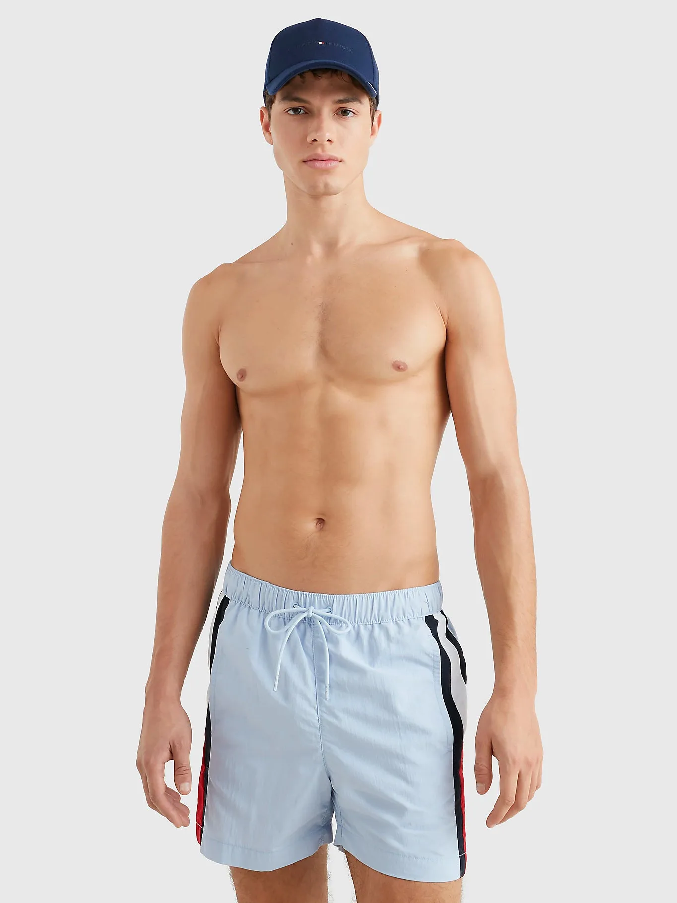 Tommy Hilfiger Mens Flag Mid Length Swim Shorts