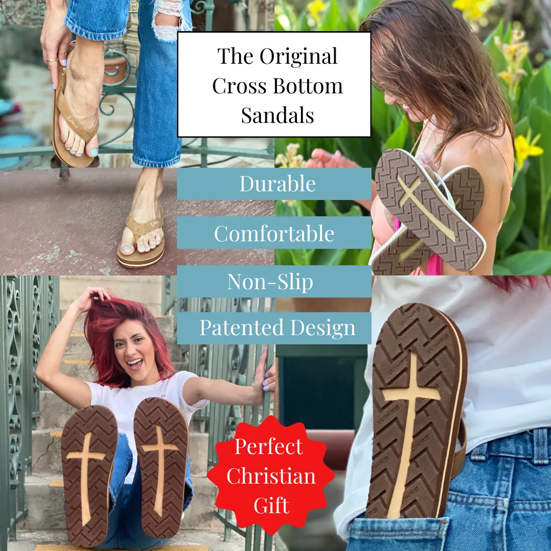 WOMEN's - Christian Footwear - Cross Bottom Sandals